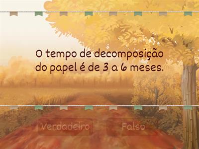  Lixo: verdadeiro ou falso?