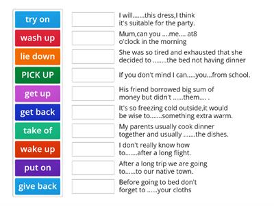 PREPARE 3 UNIT 18 PHRASAL VERBS