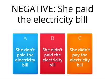 Negative, Affirmative and Interrogative - L96