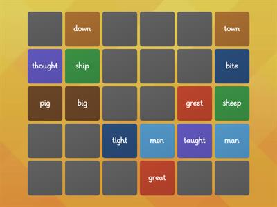 Minimal Pair memory game