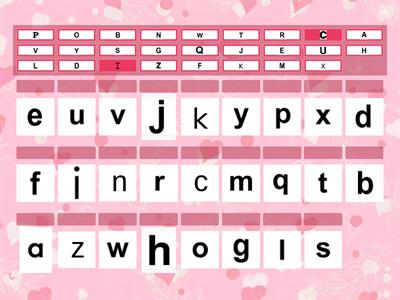 Matching upper and lowercase letters