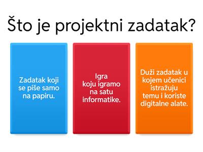 Projektni zadatak - Informatika, 8. razred