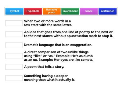 Poetry and language devices