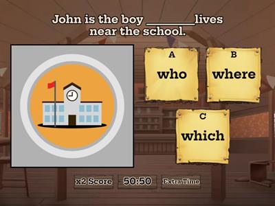 Gameshow : Relative Clauses 