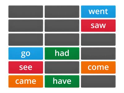 FH 3_Lessons 20-23_Irregular Verbs