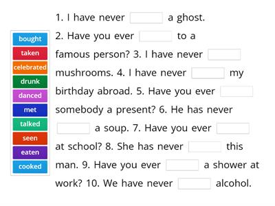 Junior Explorer 6 - Unit 5b - Present Perfect