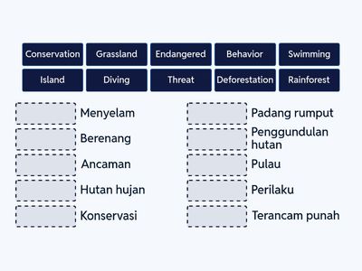 Match the english word