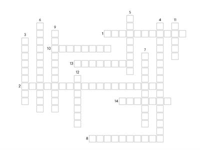 Homeostasis crossword