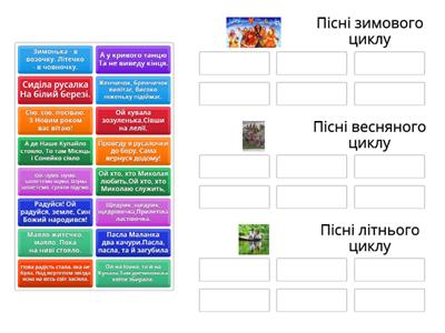 Календарно-обрядові пісні. Повторення. 6 клас. Авторка: Наталія Немировська