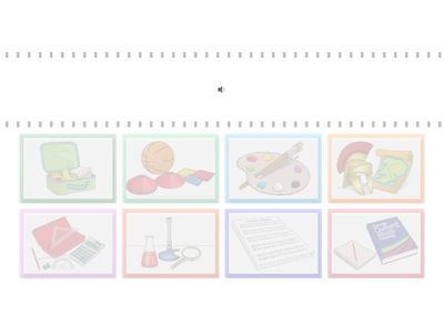 My school day - vocabulary (find the match EDITED)