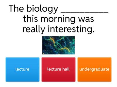 Vocabulary: University