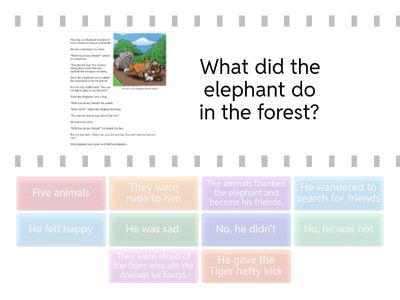   The Elephant and Friends story