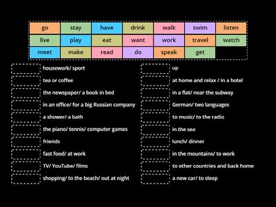 EF beginner 7A verb phrases 