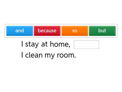 GG3 and/so/but/because