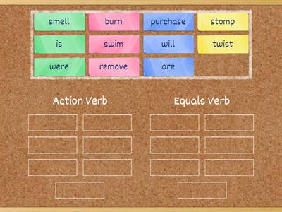 Action or Equals Verb?