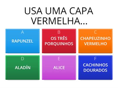 QUIZ DOS CONTOS DE FADAS