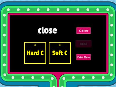 Hard c or Soft c