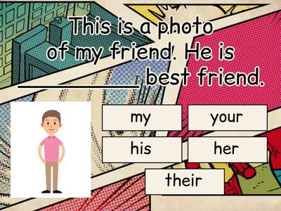  Possessive Adjectives SK 5th grade