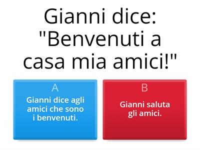 Discorso diretto e indiretto