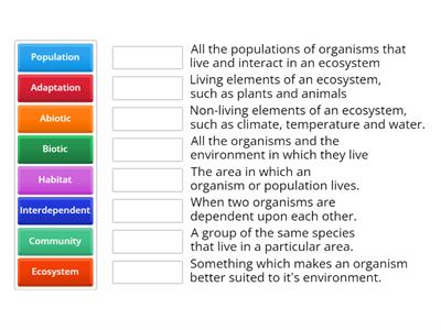 Ecosystems