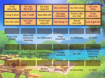 Preposition of time - Chris
