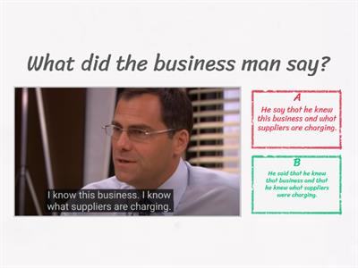 Spot the right sentence!  👀🧐