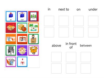 H2 U2 of Positions (in, on, under, above, next to, between, in front of)