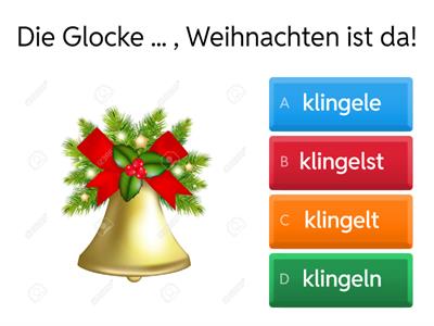 Weihnachten Challenge Tag 2 - Ergänzen Sie die Sätze