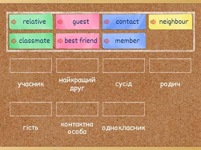 Relationships. 7 клас. Для дитини з ООП