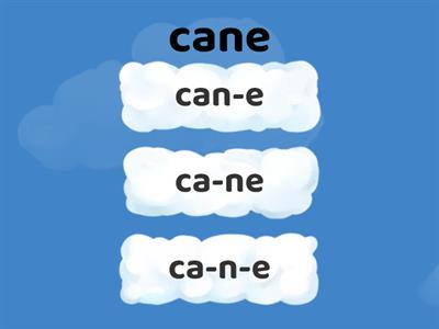 divisione in sillabe secondaria di primo grado