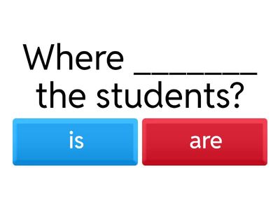 Where are ...? Where is ...?
