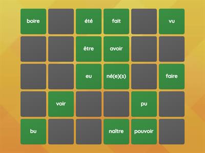 Irregular past participles (French)