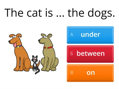 Preposition of place