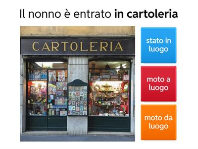 Analisi logica 1: complementi di luogo