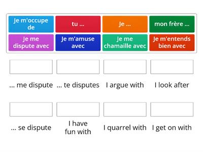 Studio AQA GCSE French - Module 1 Unit 2 - Matching