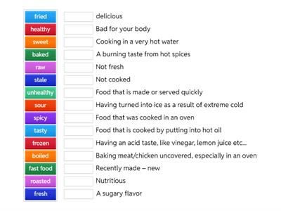  GATEWAY B1+ UNIT 4 : Describing food