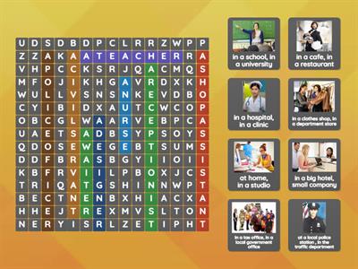 Who works where? (Jobs)