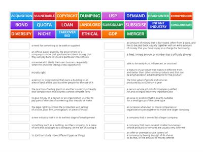 CROSSWORD REVISION SUMMER SEM ENGLISH FOR BUSINESS STUDIES