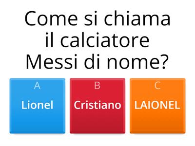 quiz sul calcio