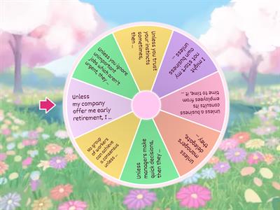 First conditional with 'unless'-B1, Unit VIII