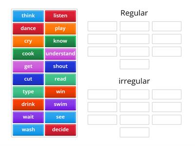 Regular or irregular