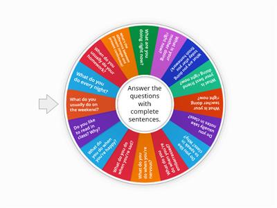 Speaking: Present Simple and Continuous