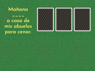 Elige la opción correcta para completar las oraciones. 