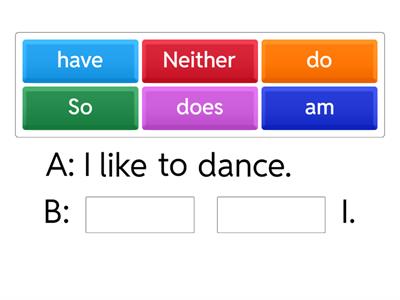 EC B4 M2 So / Neither - Agreeing with someone