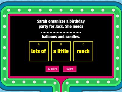 Quantifiers, Part Invitations - Revision  