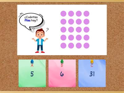 Matrices: Filas y columnas
