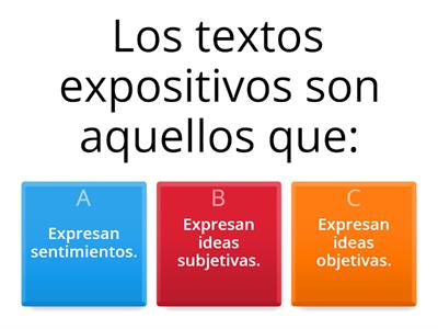 Los textos expositivos