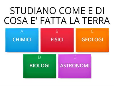 Scienze e scienziati