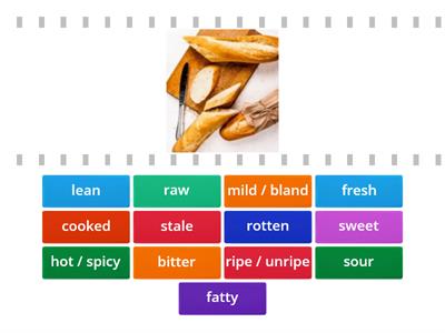 Describing food Unit 4.1