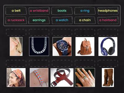 Vocabulary (fashion accessories)